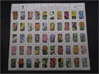Sheet of 29 cent Flower Stamps