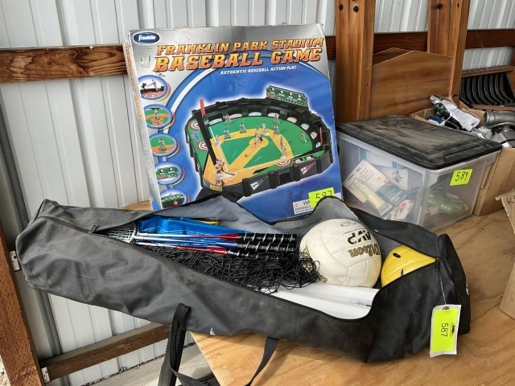 Baseball Board Game + Sports Equipment