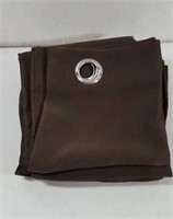 Brown Curtains 45 in long set of 4 new condition