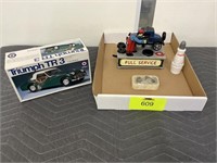 Mechanic Piggy Bank + Model Car