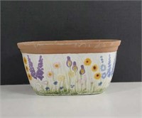 Vintage Hand Painted Spring Floral Pattern