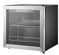 Insignia - 48-Can Beverage Cooler Stainless $170 R
