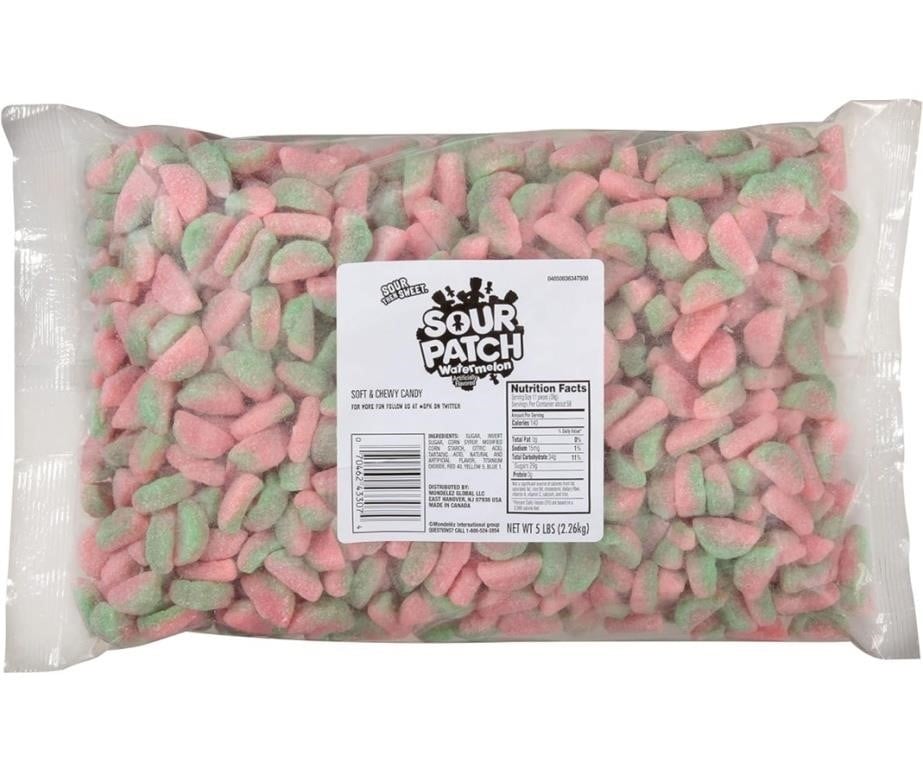 Bulk 5lb SOUR PATCH KIDS Watermelon Candy bag