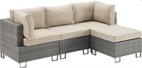 Futpemon 4-Pc Modular Patio Furniture Set $660 RET