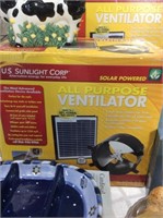 Solar powered all purpose ventilator