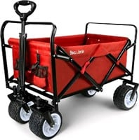 BEAU JARDIN, Folding Wagon Cart 300 Pound Capacity