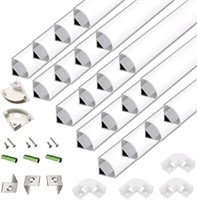THMOOTHER 20-Pack 3.3FT 1 Meter LED Strip Aluminum