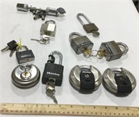 Lot of locks and keys