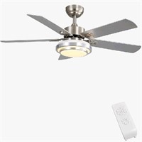 FINXIN Indoor Ceiling Fan Light Fixtures Remote LE