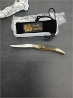 FROST FAMILY POCKET KNIFE, CLOTH CASE