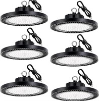 Gugsey 6 Pack LED High Bay Light - 200W 28000lm 50