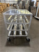 New Aluminum Can Rack Work Table Cart