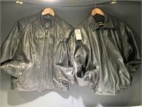 2 VTG Wilson Leather Jackets - Size M