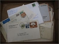 Canceled Stamps on Envelopes