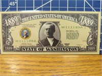 State of Washington banknote