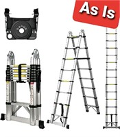 Soctone, Telescoping Ladder A Frame, 16.5 Ft Compa