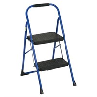 COSCO, 2-Step Folding Step Stool with Rubber Hand
