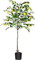 Kazeila Artificial Lemon Tree, 4 Feet Fake Lemon