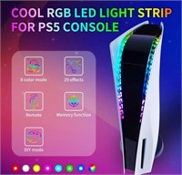 FUcopales RGB LED Light Strip for PS5 Console