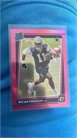 2021 Donruss Micah Parsons Rated Rookie Pink