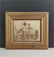 R. Hendrickson Sepia Art Framed Photograph Print