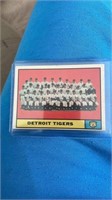 Detroit Tigers 1961 team card 1961 topps