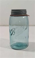 Vintage Ball Mason Blue Canning Jar With Lid