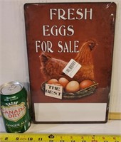 Fresh Eggs For Sale Sign