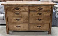 Brown Maple Chest Of Drawers In Almond