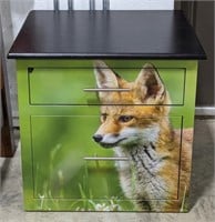Wrapped Fox 2-Drawer Nightstand