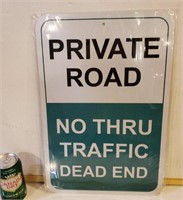 12×17 Private Road Sign