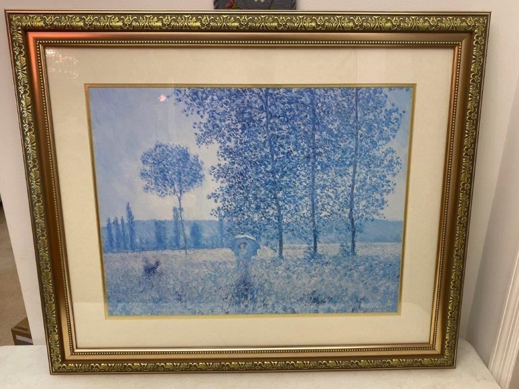 Fields in Spring by Claude Monet