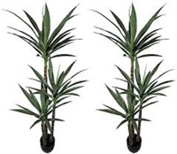 Hobyhoon 6ft Artificial Tree Faux Agave Plant