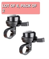 Lot of 8 Vokoly Pack of 2 Bike Bell, Bicycle Bell