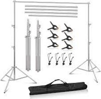Mskira 9.2 X 10 Ft Stainless Steel Backdrop Stand