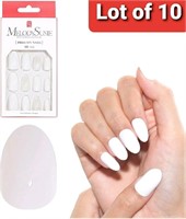 Lot of 10, MelodySusie, Press on Nails Short, Almo