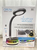 Ottlite LED Lamp with Wireless Charging and