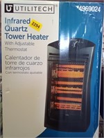 Utilitech Infrared Quarts Tower Heater