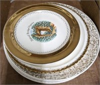 GOLD TRIM DISHES, MISC