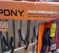 Pony Plastic Spring Clamp Set