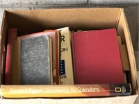 Box Filled with Vintage Reading Books