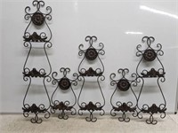 METAL WALL DÉCOR PLATE HOLDERS