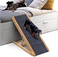 Pathosio Pets Dog Ramp For Bed Small Dog To