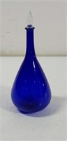 Cobalt Blue Glass perfume bottle
