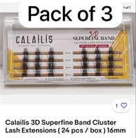 Sealed- Calailis 3D Superfine Band Cluster Lash Ex