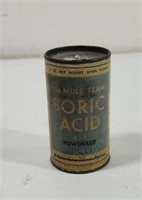 Vintage Boric Acid Powder container