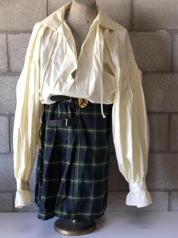 Sport Kilt with Top Size Large