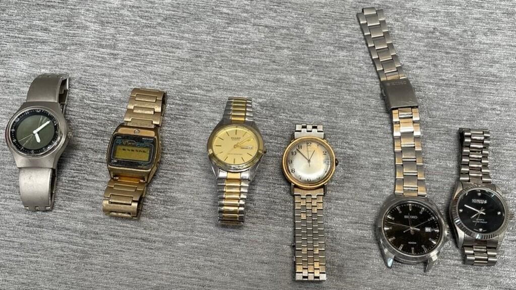 N - LOT OF 6 WATCHES (J94)
