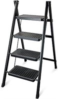 Krightlink 4 Step Ladder Folding Step Stool With