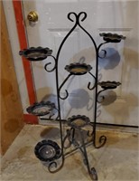 Wrought Iron Plant Stand 38"H